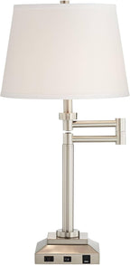 USB Charging Modern Metal Table Lamp — 29" - View 8