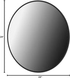 Round Metal Wall Mirror — 24" - View 7