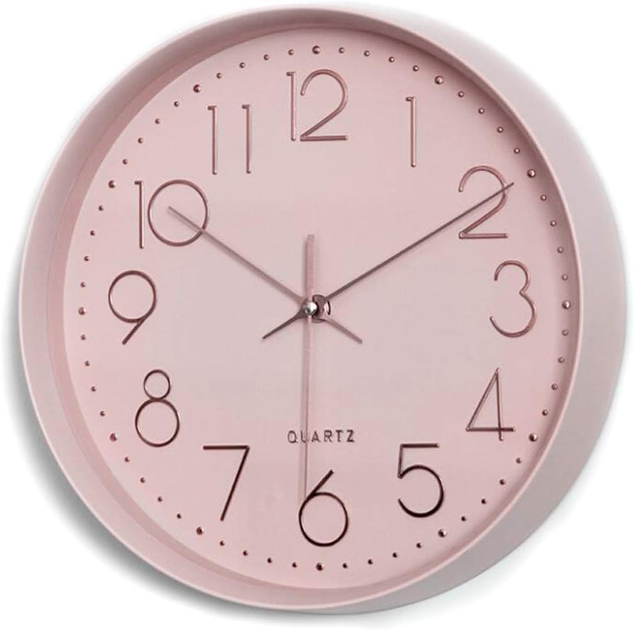 Battery Operated Beige Wall Clock - View 9