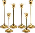 Luxe Gold Candle — Set of 6 — Brass Gold