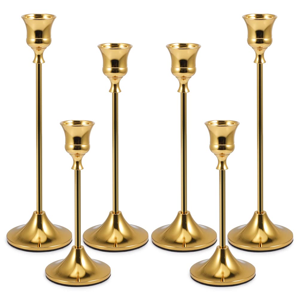 Luxe Gold Candle — Set of 6