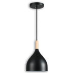 Adjustable Modern Beige Pendant Light — 6.6"