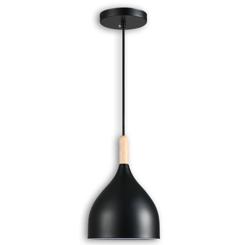 Adjustable Modern Beige Pendant Light — 6.6"