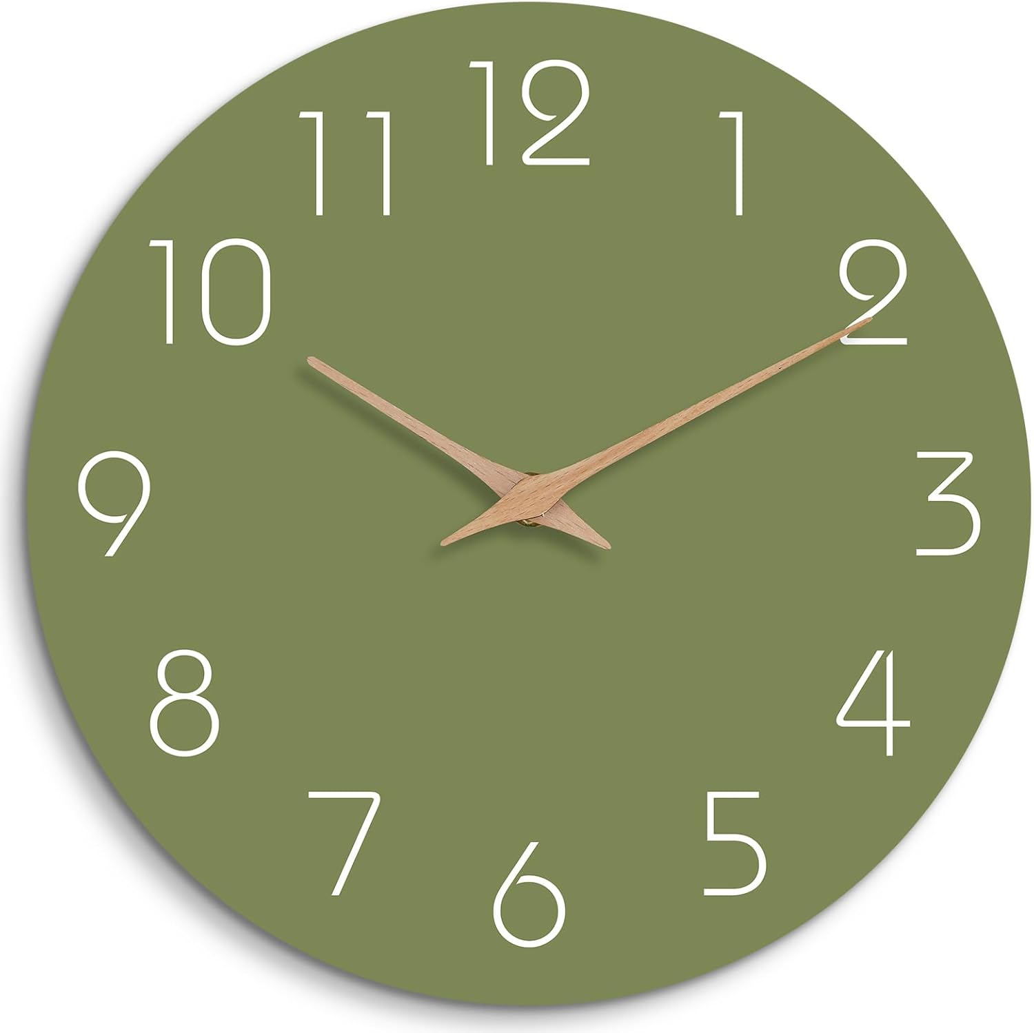 Battery Operated Luxe Black Wall Clock — 18" — 14 Inch