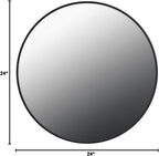 Metal Round Mirror — 24" - View 9