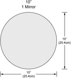 Farmhouse Glass Round Mirror — 10" - View 5