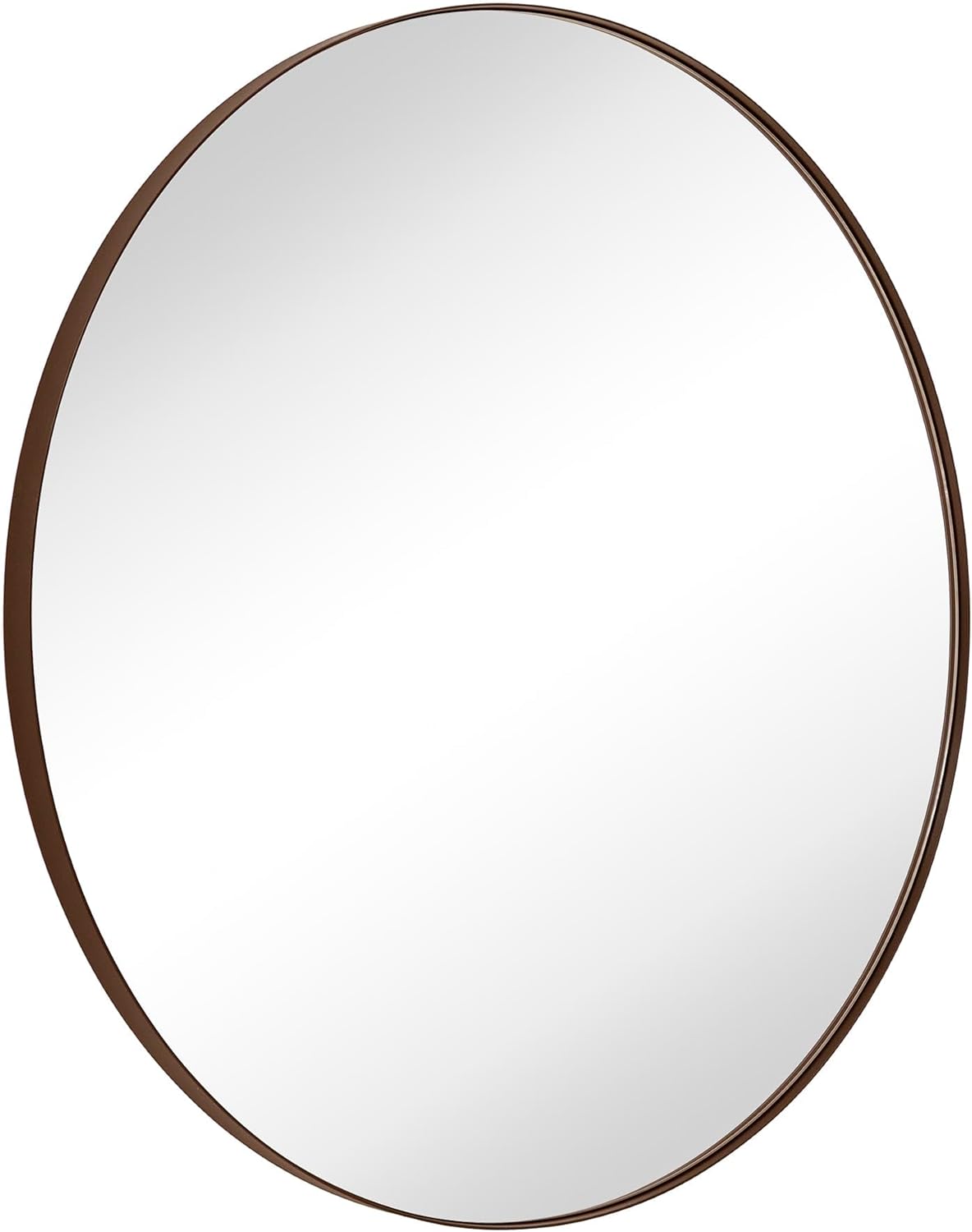 Black Round Mirror — 30" — Oil Rubbed Bronze