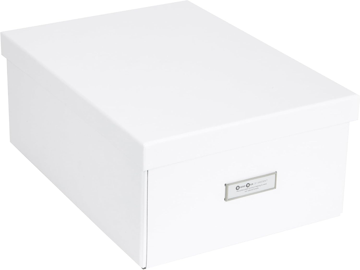 Blue Storage Basket — White