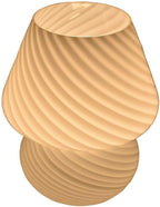 Modern Glass Bedside Lamp - View 6