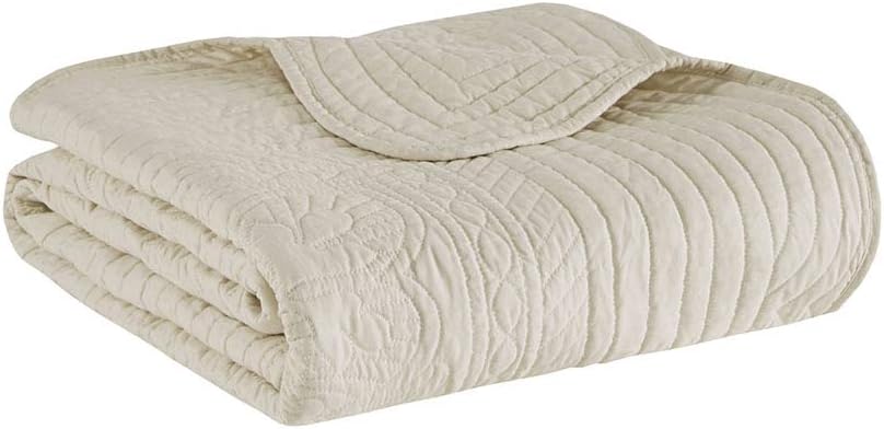 Luxe Beige Throw Pillow — 72" — 60"x72"
