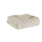 Luxe Beige Throw Pillow — 72"