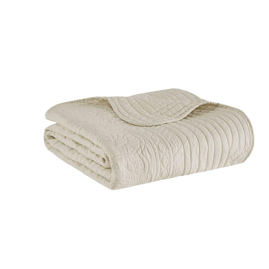 Luxe Beige Throw Pillow — 72"