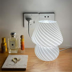 Modern Glass Bedside Lamp - View 4