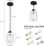 Adjustable Farmhouse Black Pendant Light - View 5