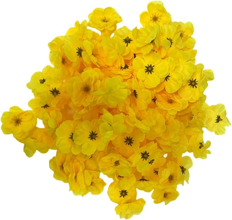 Pink Artificial Plant — Yellow