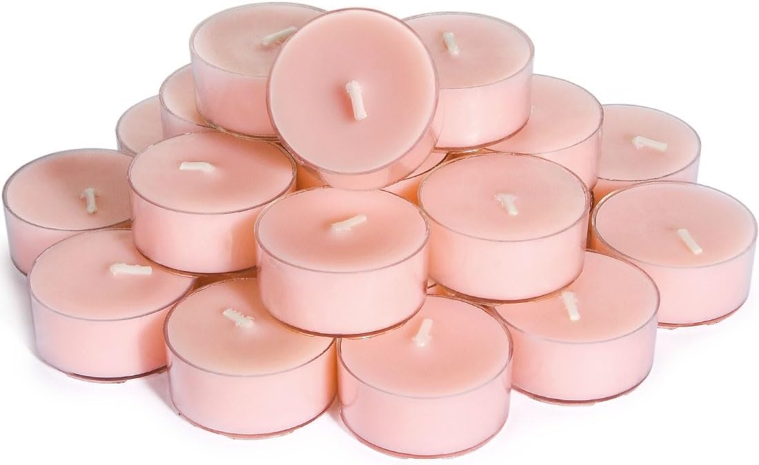 Scented Luxe Metal Candle Set — Set of 12 — hibiscus orchid