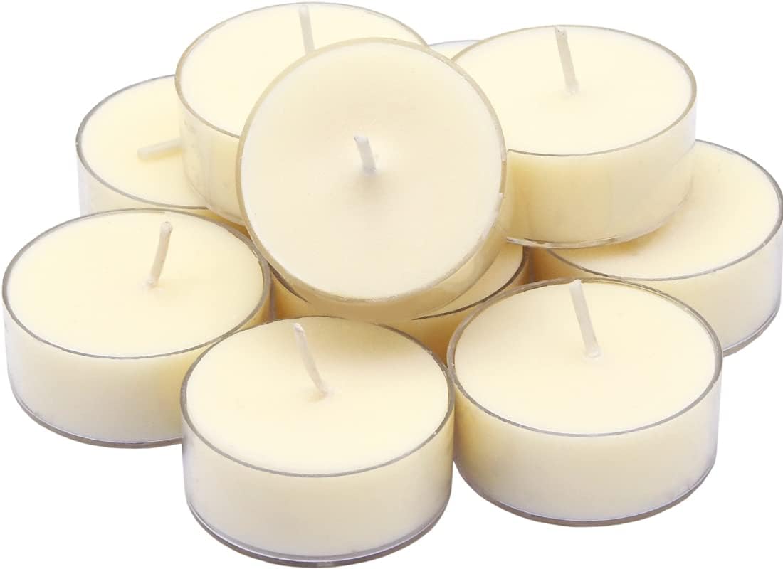 Scented Luxe Metal Candle Set — Set of 12 — jasmine