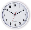 Black Wall Clock — 8" — 01 White