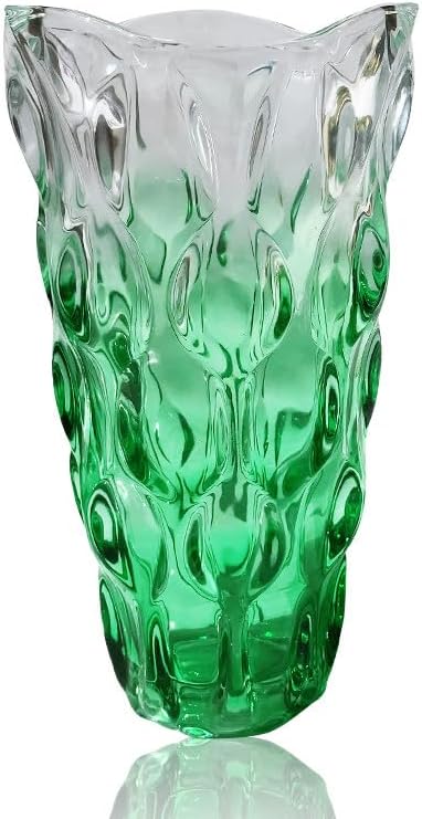 Boho Blue Vase — 5" — Gradient Green