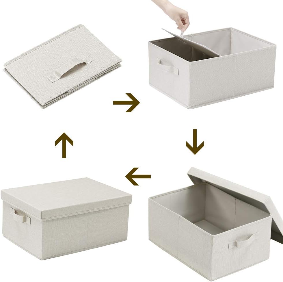 Beige Storage Bin — 16.5" - View 6