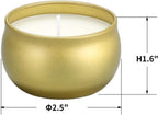 Soy Wax Metal Scented Candle - View 3