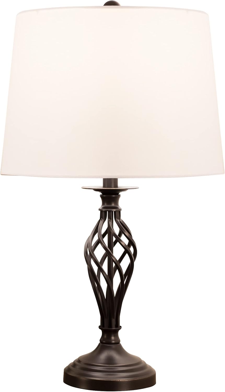 Farmhouse Metal Table Lamp — Set of 2 - View 3