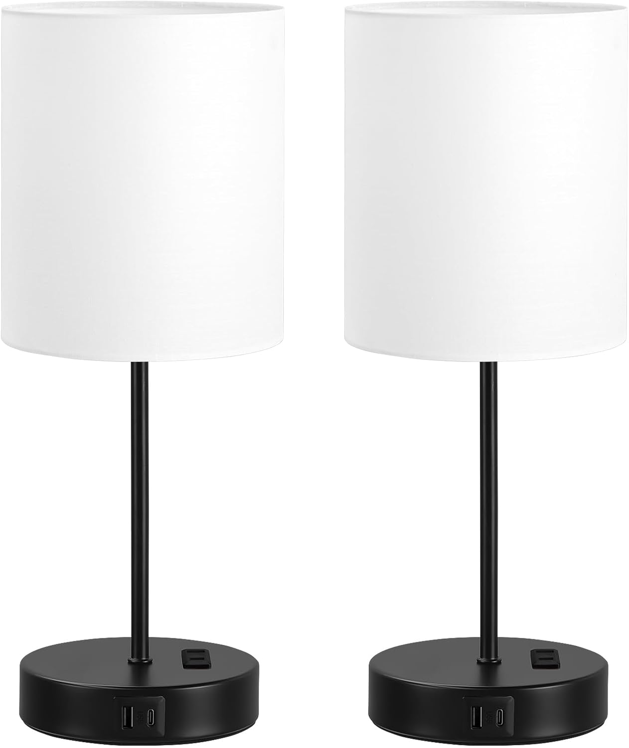 Dimmable Black Table Lamp — Set of 2 - View 9