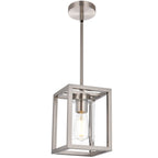 Modern Black Chandelier — 1-Light