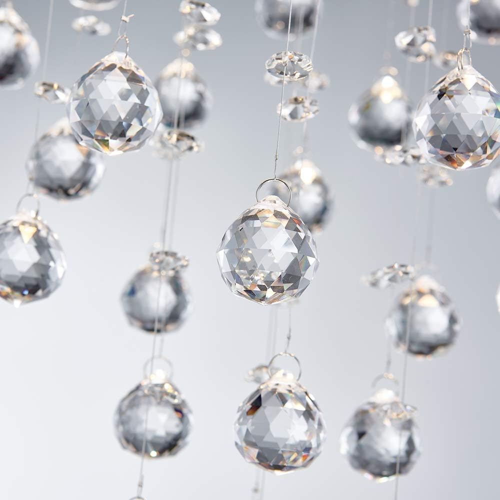 Round Luxe Metal Chandelier — 14" - View 8