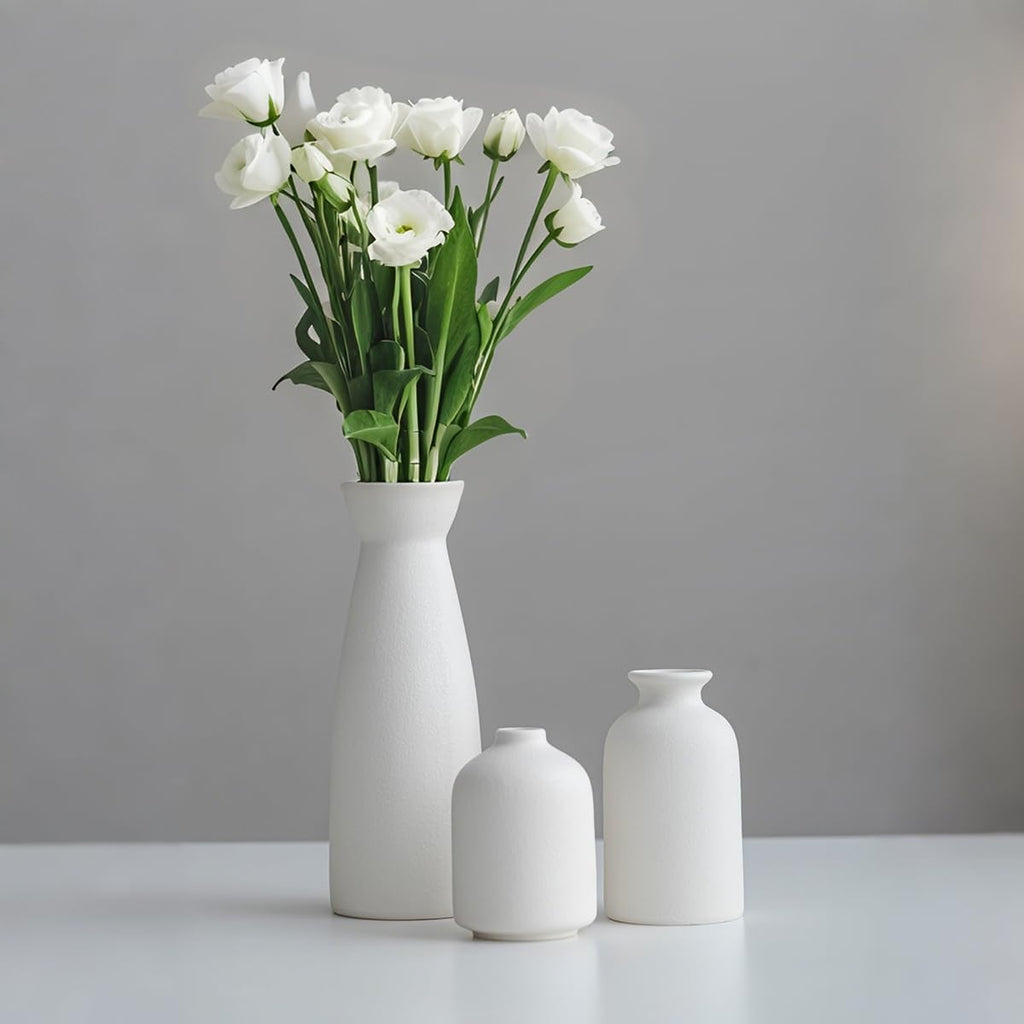 Boho Brown Vase Set — Set of 3 - View 8