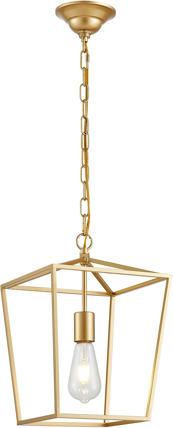 Farmhouse Black Chandelier — 4-Light — CL012SBG-Golden