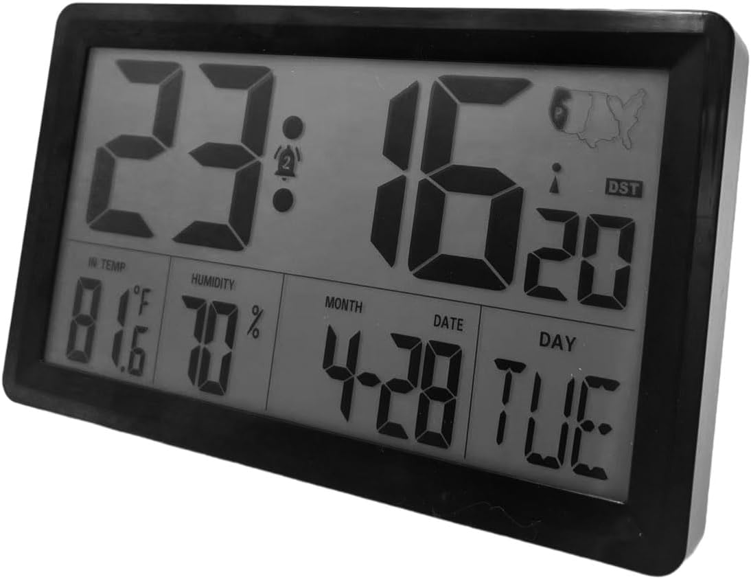 Battery Operated Wall Clock — 12" — 8.8 Inches