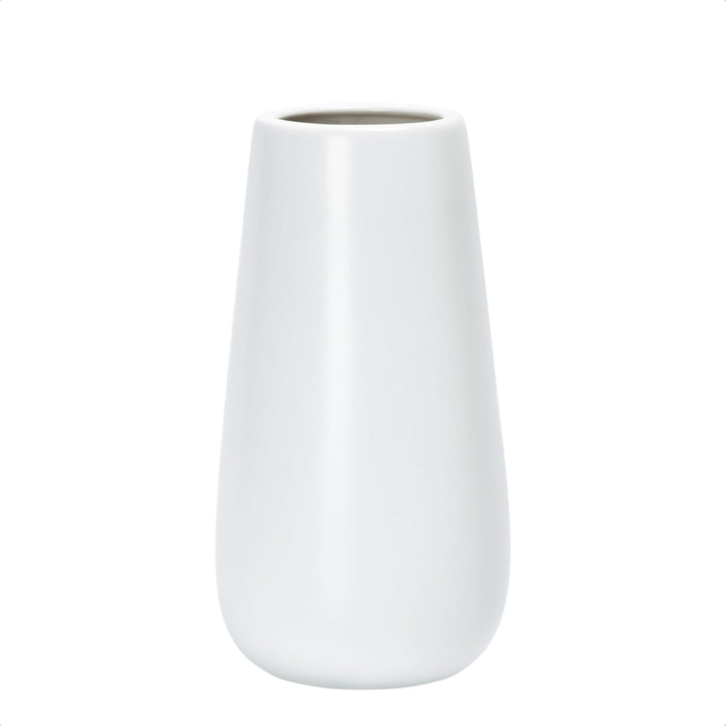Oval Black Vase — 10" — 8 Inch