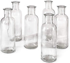 Blue Flower Vase — Clear, Medium, Set of 6