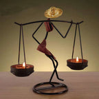 Metal Pillar Candle