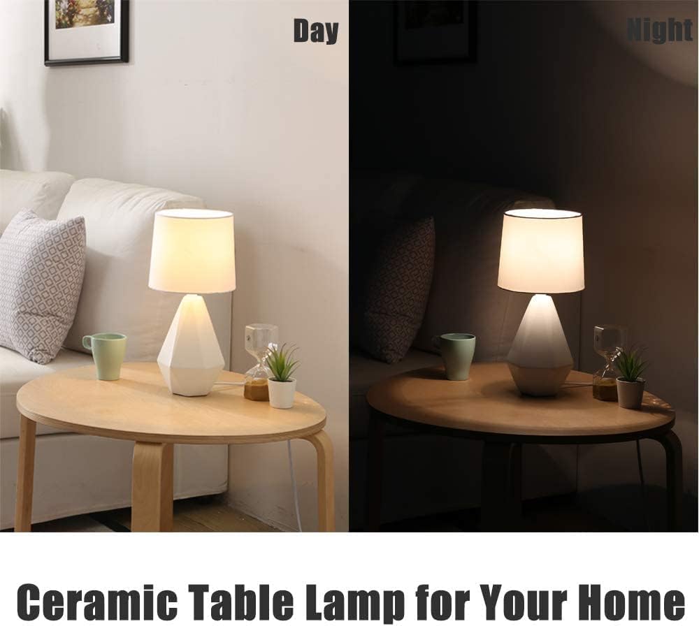 Modern Ceramic Nightstand Lamp - View 6