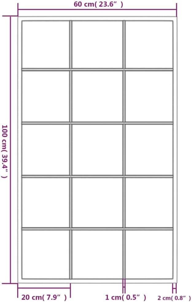 Rectangular Metal Mirror — 39.4" - View 3