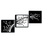 Framed Modern Metal Canvas Wall Art — 12"