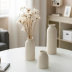Boho Beige Flower Vase - View 7