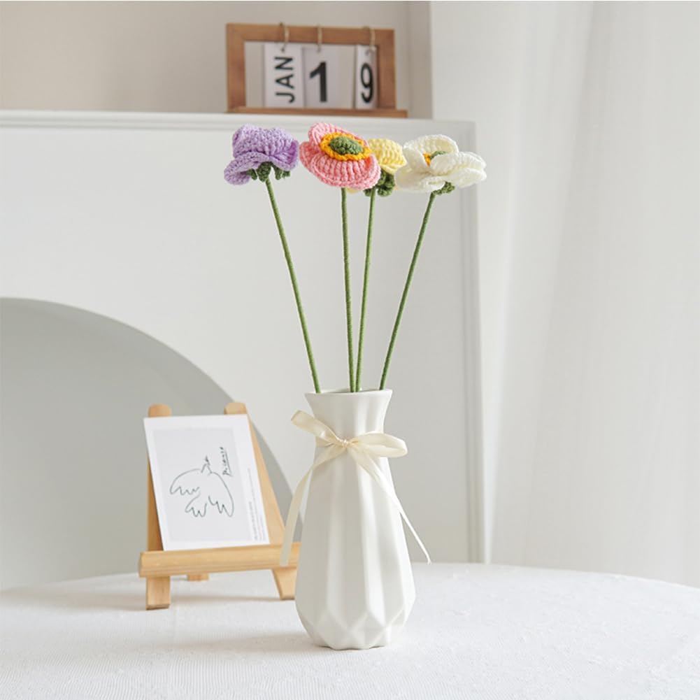 Modern Ceramic Flower Vase — 7.9" - View 3