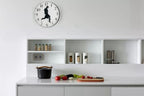 Black Wall Clock - View 3
