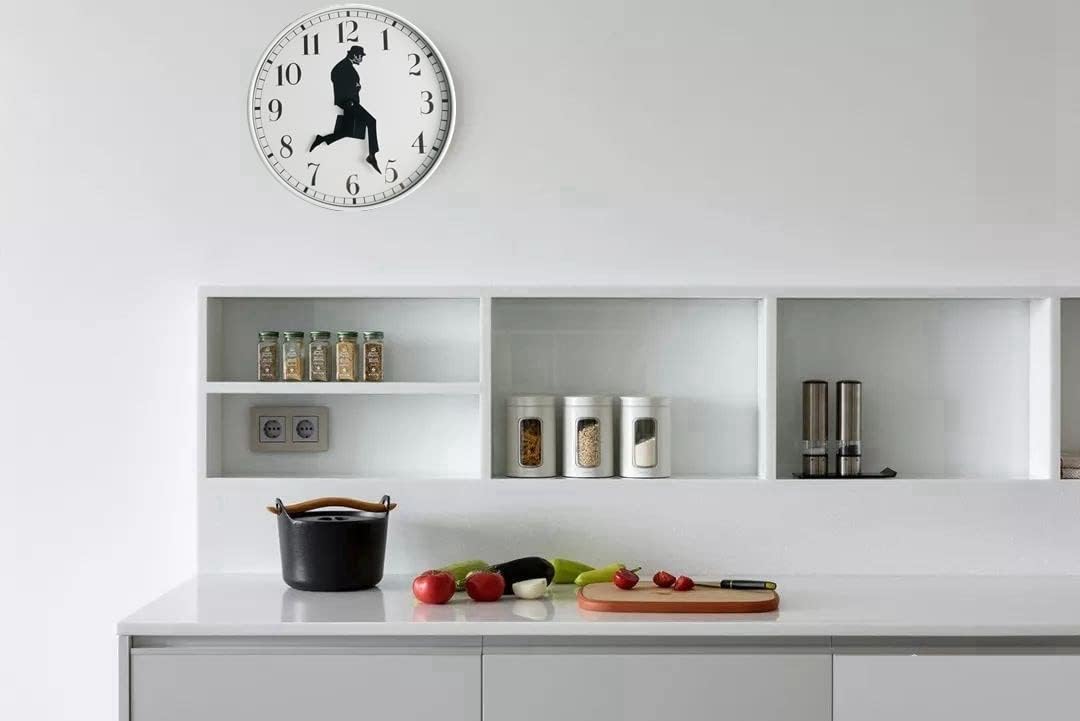Black Wall Clock - View 3
