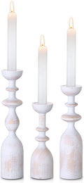 Farmhouse Black Pillar Candle — 4" — White