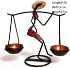 Metal Pillar Candle - View 3