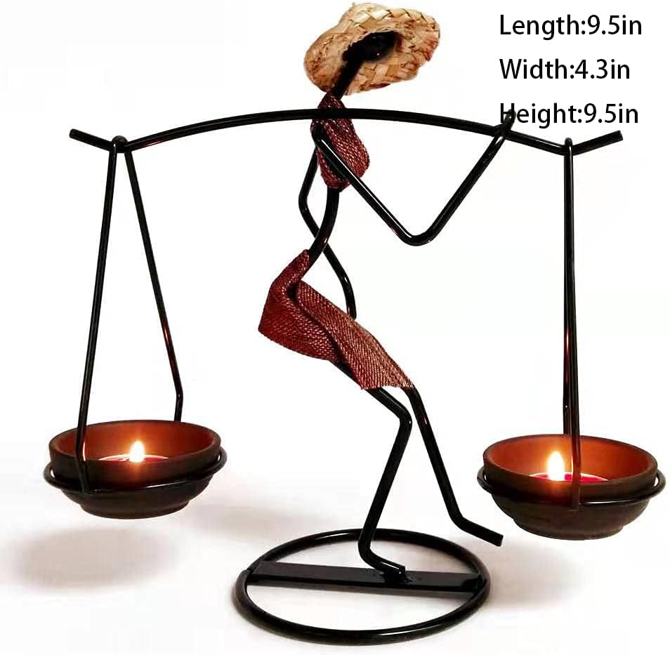 Metal Pillar Candle - View 3