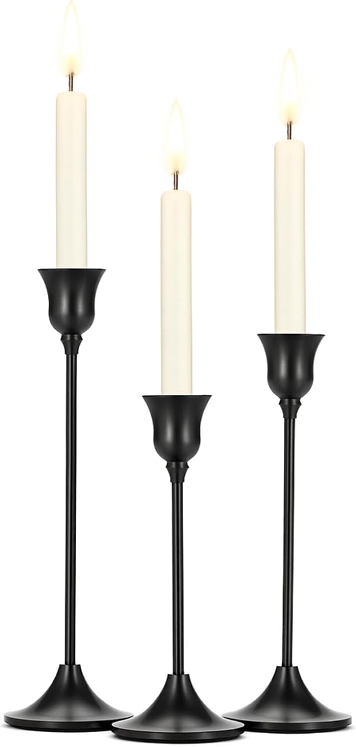 Vintage Luxe Black Candle — Black