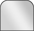 Round Modern Black Mirror — 26" — Black