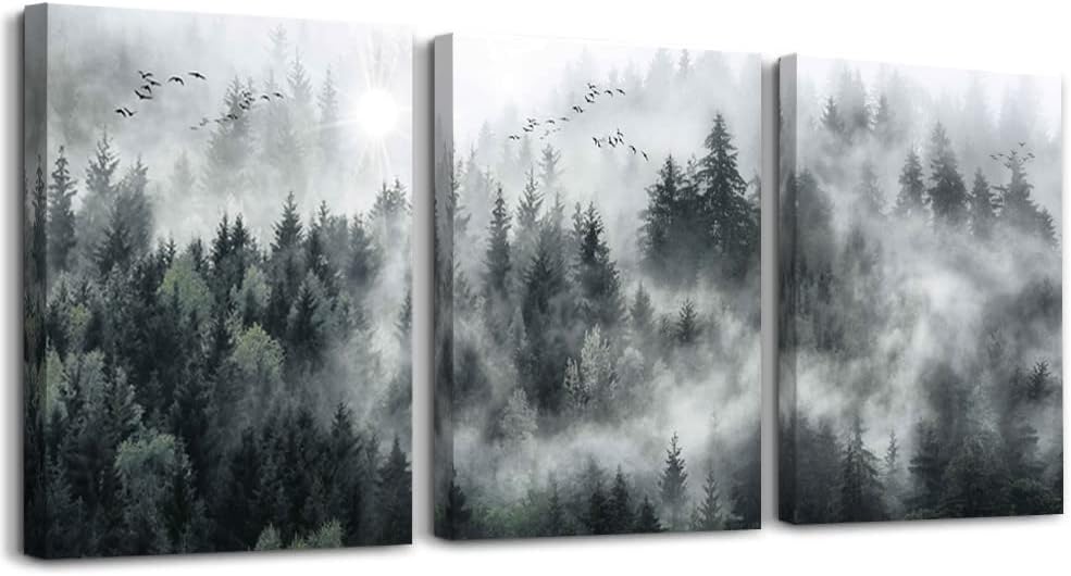 Framed Modern Beige Wall Art — 12" — 12 x 16 in (3 Piece)