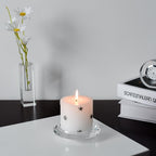 Luxe Glass Pillar Candle — 4.3" - View 4