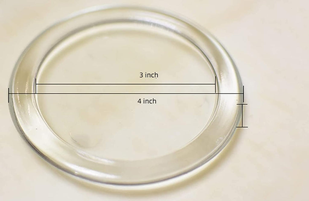 Round Glass Candle — 4" - View 2